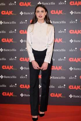 Ciak d Oro 2023 red carpet in Rome, Italy - 20 Jan 2024 Romana Maggiora Vergano attends the Ciak d Oro 2023 red carpet at Galleria del Cardinale Colonna. Rome Italy Copyright: xMarioxCartellix xSOPAxImagesx Romana Maggiora Vergano (4)