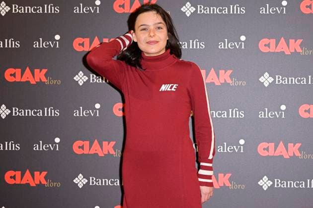Ciak d Oro 2023 red carpet in Rome, Italy - 20 Jan 2024 Sara Ciocca attends the Ciak d Oro 2023 red carpet at Galleria del Cardinale Colonna. Rome Italy Copyright: xMarioxCartellix xSOPAxImagesx Sara Ciocca (5)