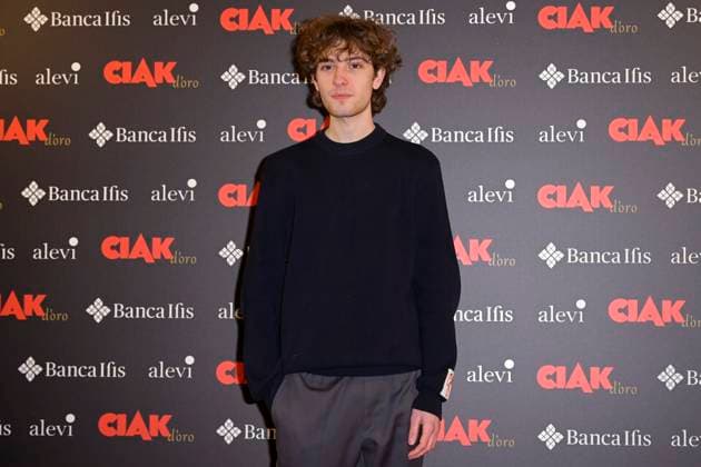 Ciak d Oro 2023 red carpet in Rome, Italy - 20 Jan 2024 Gabriele Pizzurro attends the Ciak d Oro 2023 red carpet at Galleria del Cardinale Colonna. Rome Italy Copyright: xMarioxCartellix xSOPAxImagesx Gabriele Pizzurro (2)