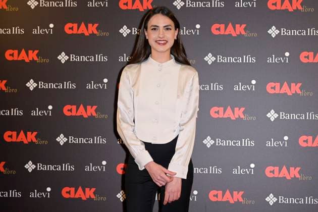 Ciak d Oro 2023 red carpet in Rome, Italy - 20 Jan 2024 Romana Maggiora Vergano attends the Ciak d Oro 2023 red carpet at Galleria del Cardinale Colonna. Rome Italy Copyright: xMarioxCartellix xSOPAxImagesx Romana Maggiora Vergano (2)
