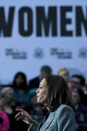 January 22, 2024, Big Bend, Wisconsin, USA: VICE PRESIDENT KAMALA HARRIS launches her nationwide Ã¢â‚¬oeFight for Reproductive FreedomsÃ¢â‚¬Â at the International Union of Painters and Allied Trades District Council 7 in Big Bend, Wisconsin Monday January 22, 2024, on the 51st anniversary of the day that Roe v. Wade was decided by the United States Supreme Court. Concurrently Republican lawmakers were planning to hold a hearing Monday afternoon at the State Capitol on a bill that would ban abortions in the state after 14 weeks except in cases jeopardizing the motherÃ¢â‚¬â ¢s safety or health. Big Bend USA - ZUMAh154 20240122_znp_h154_014 Copyright: xMarkxHertzbergx