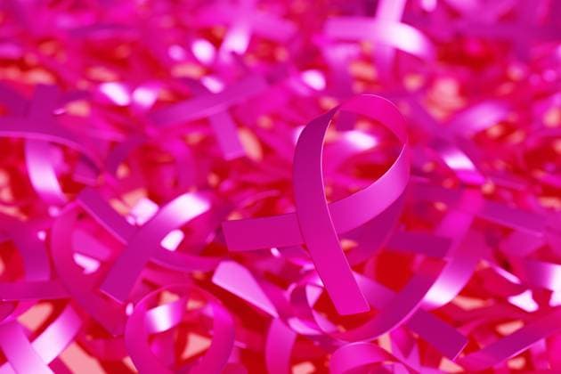 Breast Cancer Awareness 3D illustration Background for advertising and wallpaper in festival and celebrate scene. 3D rendering in decorative concept. Copyright: xZoonar.com urzinex 20857222