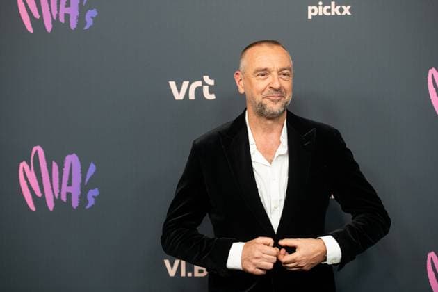television maker Tom Waes pictured on the red carpet at the 16th edition of the MIA s (Music Industry Award) award show, in Antwerp, Wednesday 24 January 2024. The Music Industry Awards are the Flemish Music prizes handed out by the VRT and VI.BE.  JONASxROOSENS 84568794