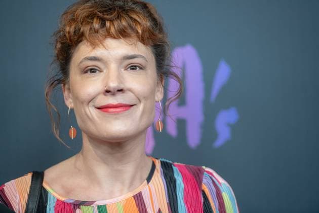 artist Lisse Habraken pictured on the red carpet at the 16th edition of the MIA s (Music Industry Award) award show, in Antwerp, Wednesday 24 January 2024. The Music Industry Awards are the Flemish Music prizes handed out by the VRT and VI.BE.  JONASxROOSENS 84568943