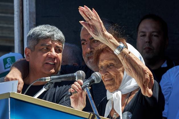 24 01 2024 Palco de la CGT. Con Hector Daer, Pablo Moyano y Tati Almeida. Paro Nacional en contra de la Ley Omnibus. Plaza de los Dos Congresos. Buenos Aires Buenos Aires Argentina EDITORIAL USE ONLY *** 24 01 2024 CGT Box With Hector Daer, Pablo Moyano and Tati Almeida National Strike against the Omnibus Law Plaza de los Dos Congresos Buenos Aires Buenos Aires Argentina EDITORIAL USE ONLY  Copyright: xGDA LaxNacion Argentinax-xTodosxlosxderechosxreservados.xProhibidoxelxusoxoxreproduccionxdexestaximagenxenxArgentinax HernanxZentenox arlanacionpic035238
