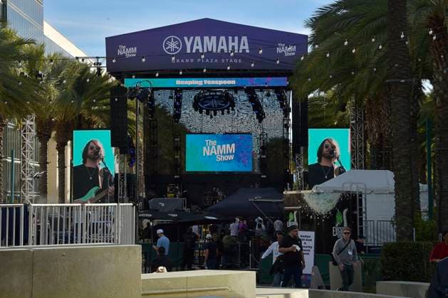 Yamaha stage at the Music Fair NAMM Show 2024 at the Anaheim Convention Center Anaheim, 27 01 2024 Foto:xD.xStarbuckx xFuturexImagex namm_4102