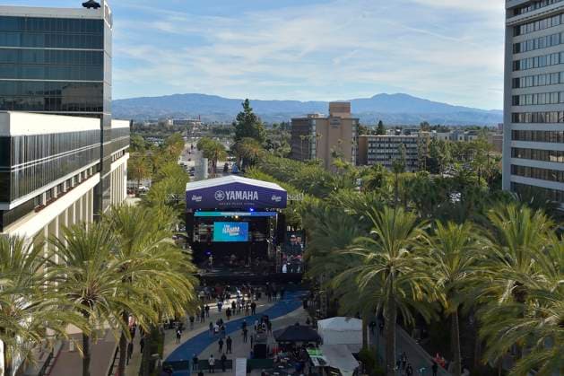 Yamaha stage at the Music Fair NAMM Show 2024 at the Anaheim Convention Center Anaheim, 27 01 2024 Foto:xD.xStarbuckx xFuturexImagex namm_4103