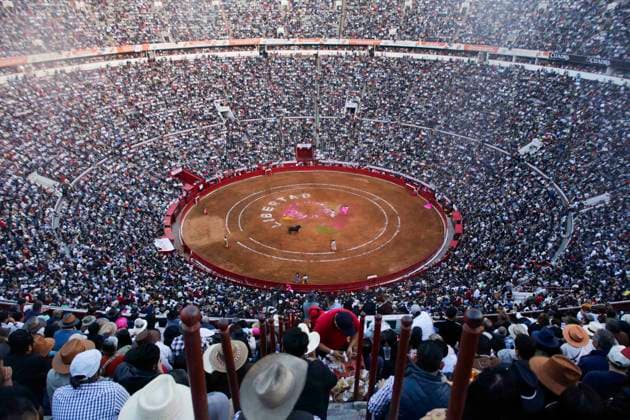 January 28, 2024, Mexico City, Mexico City, Mexico: Full house at the Monumental Plaza de Toros, during the re-opening of the venue after almost two years without this type of activity. Mexico City Mexico - ZUMAs310 20240128_zip_s310_001 Copyright: xLuisxExSalgadox