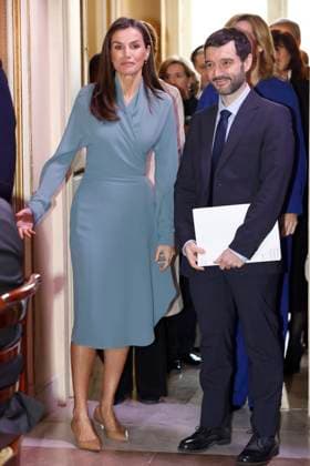 Queen Letizia National Disability Awards - Madrid Queen Letizia on her arrival at the presentation of the Queen Letizia National Disability Awards , on January 29, 2024, in Aranjuez (Madrid, Spain). These awards are organized by the Royal Board on Disability, which serve to recognize the work for inclusion and the defense of the rights of people with disabilities. Each year they are presented personally by the Queen, as honorary president. These awards, for the first time with the category of National Award , aim to stimulate and recognize the trajectory, dedication and contribution of individuals and public and private entities in the field of inclusion, full citizenship and effective enjoyment of the human rights of persons with disabili Copyright: xEuropaxPress ABACAx