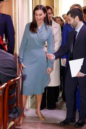 Queen Letizia National Disability Awards - Madrid Queen Letizia on her arrival at the presentation of the Queen Letizia National Disability Awards , on January 29, 2024, in Aranjuez (Madrid, Spain). These awards are organized by the Royal Board on Disability, which serve to recognize the work for inclusion and the defense of the rights of people with disabilities. Each year they are presented personally by the Queen, as honorary president. These awards, for the first time with the category of National Award , aim to stimulate and recognize the trajectory, dedication and contribution of individuals and public and private entities in the field of inclusion, full citizenship and effective enjoyment of the human rights of persons with disabili Copyright: xEuropaxPress ABACAx