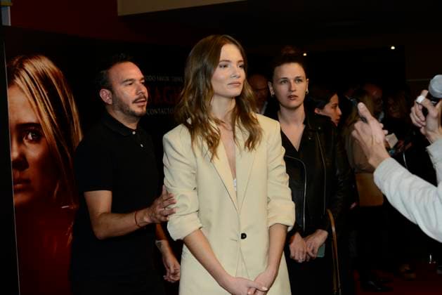 January 30, 2024, Mexico City, Ciudad de Mexico, Mexico: January 30, 2024, Mexico City, Mexico: British actress Freya Allanis interview during the red carpet of Baghead at Cinepolis Miyana. on January 30, 2024, Mexico City, Mexico. Mexico City Mexico - ZUMAe321 20240130_zea_e321_025 Copyright: xCarlosxTischler xEyepixxGroupx