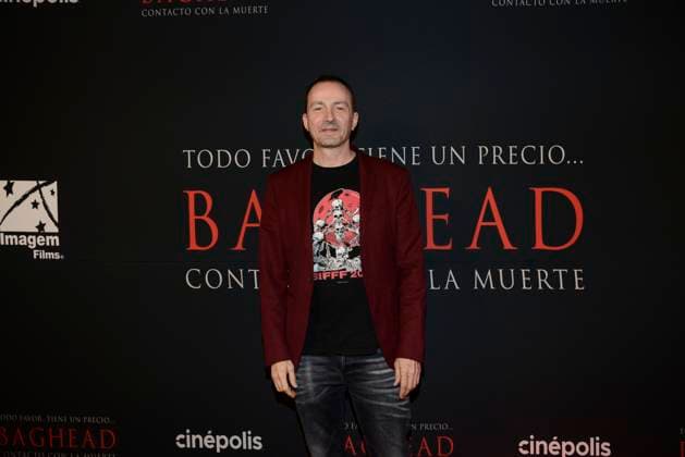 January 30, 2024, Mexico City, Ciudad de Mexico, Mexico: January 30, 2024, Mexico City, Mexico: Director Alberto Corredor poses for photos during the red carpet of Baghead at Cinepolis Miyana. on January 30, 2024, Mexico City, Mexico. Mexico City Mexico - ZUMAe321 20240130_zea_e321_026 Copyright: xCarlosxTischler xEyepixxGroupx