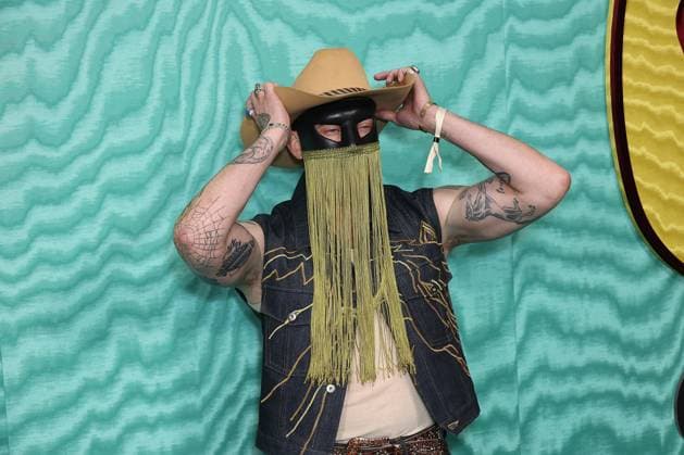 February 1, 2024, Los Angeles, Ca, USA: Orville Peck attends the 2024 Warner Music Group Pre-GRAMMY Party at Citizen News Hollywood on February 01, 2024 in Los Angeles, California. Los Angeles USA - ZUMAs181 20240201_zea_s181_055 Copyright: xCraSHx