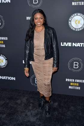 Rhonesha Byng at the Black Music Action Coalitions Economic Justice Summit at Live Nation Beverly Hills, 01 02 2024 Foto:xD.xStarbuckx xFuturexImagex bmac_4201