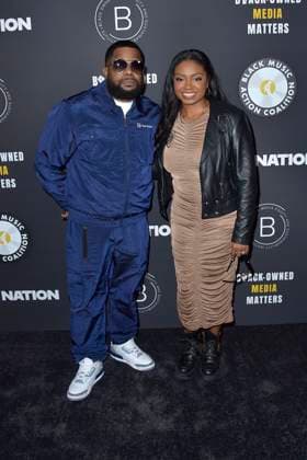 Willie Prophet Stiggers and Rhonesha Byng at the Black Music Action Coalitions Economic Justice Summit at Live Nation Beverly Hills, 01 02 2024 Foto:xD.xStarbuckx xFuturexImagex bmac_4203