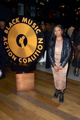 Rhonesha Byng at the Black Music Action Coalitions Economic Justice Summit at Live Nation Beverly Hills, 01 02 2024 Foto:xD.xStarbuckx xFuturexImagex bmac_4225