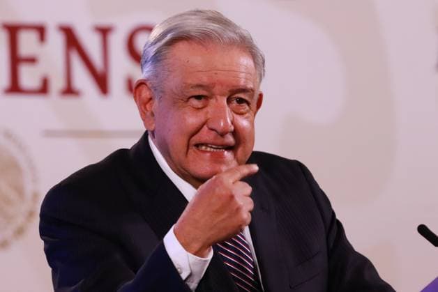 February 2, 2024, Mexico City, Mexico: President of Mexico, Andro s Manuel LoÂ³pez Obrador, gesticulates while speak during the briefing conference in front of reporters at the National Palace. on February 2, 2024 in Mexico City, Mexico. Mexico City Mexico - ZUMAe321 20240202_zia_e321_025 Copyright: xCarlosxSantiagox