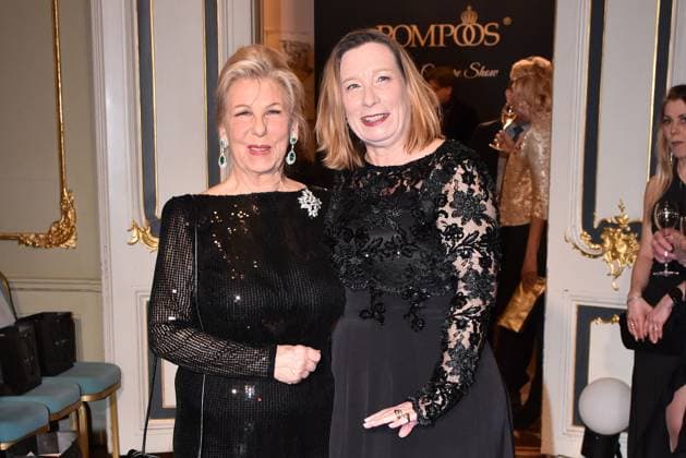 Jutta Princess of Prussia and her daughter Micaela Princess of Prussia at the Gloeoeckler Iconic Couture 30th anniversary fashion show on 2 February 2024 in Berlin Harald Gloeoecklers 30th anniversary fashion show event in Berlin
