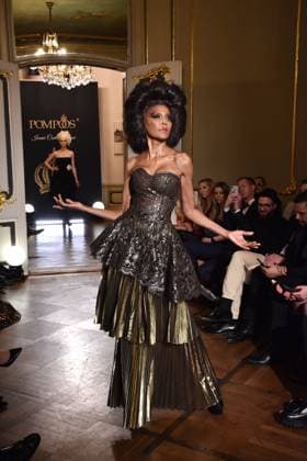 Models on the catwalk at the Gloeoeckler Iconic Couture 30th anniversary fashion show on 2 February 2024 in Berlin Harald Gloeoecklers 30th anniversary fashion show event in Berlin