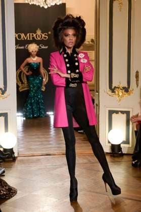 Lu Sierra at the Harald Glööckler Pompöös Iconic Couture Show at Ermelerhaus Berlin, 02 02 2024 Foto:xF.xKernx xFuturexImagex gloeoeckler_4261