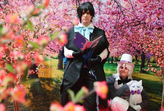 Entertainment Bilder der Woche KW05 Entertainment Bilder des Tages MAG-C Erfurt 03.02.2024, Erfurt, Messe, MAG-C, Community-Convention, die Menschen aus den Bereichen Games, Cosplay, Fashion, Art, Creator, Anime und Japan vereint neben Merchandise gibt es kreative Menschen in phantasievollen Kostuemen zu sehen *** MAG C Erfurt 03 02 2024, Erfurt, Messe, MAG C, Community Convention, which brings together people from the fields of games, cosplay, fashion, art, creator, anime and Japan. In addition to merchandise, there are creative people in imaginative costumes to see