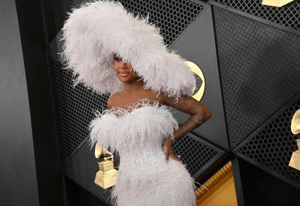 Summer Walker attends the 66th annual Grammy Awards at the Crypto.com Arena in Los Angeles on Sunday, February 4, 2024.  LAP20240204042 JIMxRUYMEN