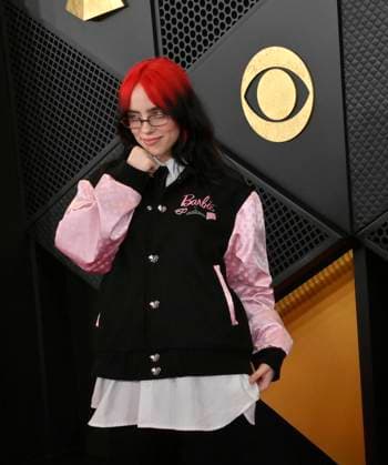Billie Eilish attends the 66th annual Grammy Awards at the Crypto.com Arena in Los Angeles on Sunday, February 4, 2024.  LAP20240204059 JIMxRUYMEN