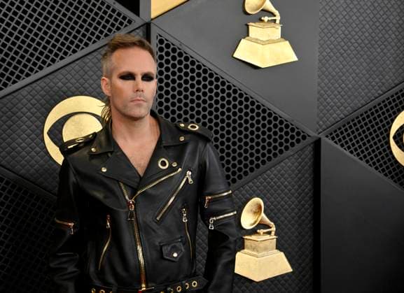 Justin Tranter attends the 66th annual Grammy Awards at the Crypto.com Arena in Los Angeles on Sunday, February 4, 2024.  LAP20240204111 JIMxRUYMEN