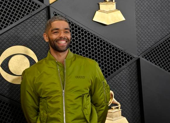 Kingsley Ben-Adir attends the 66th annual Grammy Awards at the Crypto.com Arena in Los Angeles on Sunday, February 4, 2024.  LAP20240204117 JIMxRUYMEN