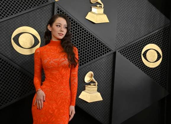Gina Alice attends the 66th annual Grammy Awards at the Crypto.com Arena in Los Angeles on Sunday, February 4, 2024.  LAP20240204136 JIMxRUYMEN