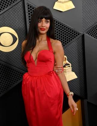 Jameela Jamil attends the 66th annual Grammy Awards at the Crypto.com Arena in Los Angeles on Sunday, February 4, 2024.  LAP20240204210 JIMxRUYMEN