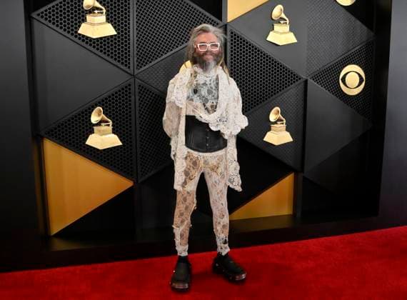 Shawn Everett attends the 66th annual Grammy Awards at the Crypto.com Arena in Los Angeles on Sunday, February 4, 2024.  LAP20240204213 JIMxRUYMEN