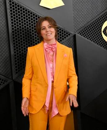Brandi Carlile attends the 66th annual Grammy Awards at the Crypto.com Arena in Los Angeles on Sunday, February 4, 2024.  LAP20240204165 JIMxRUYMEN