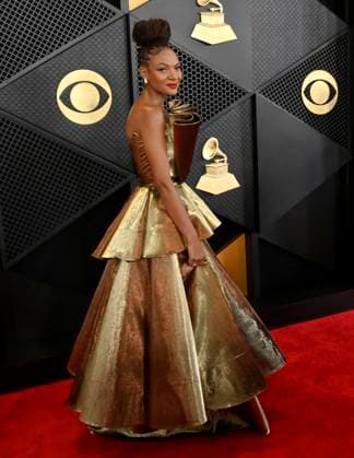 Allison Russell attends the 66th annual Grammy Awards at the Crypto.com Arena in Los Angeles on Sunday, February 4, 2024.  LAP20240204177 JIMxRUYMEN