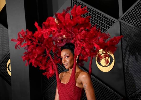 Dawn Richard attends the 66th annual Grammy Awards at the Crypto.com Arena in Los Angeles on Sunday, February 4, 2024.  LAP20240204182 JIMxRUYMEN