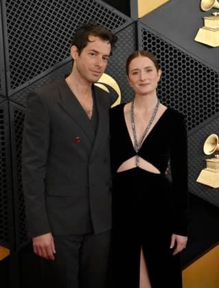 (L-R) Mark Ronson and Grace Gummer attend the 66th annual Grammy Awards at the Crypto.com Arena in Los Angeles on Sunday, February 4, 2024.  LAP20240204222 JIMxRUYMEN