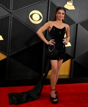 Isabelle Lawley attends the 66th annual Grammy Awards at the Crypto.com Arena in Los Angeles on Sunday, February 4, 2024.  LAP20240204225 JIMxRUYMEN