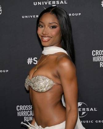 February 5, 2024, Hollywood, California, United States: Ayra Starr attends the 2024 Universal Music Group Awards After Party Celebrates The 66th Annual GRAMMY Awards. Hollywood United States - ZUMAb173 20240205_aap_b173_099 Copyright: xBillyxBennightx