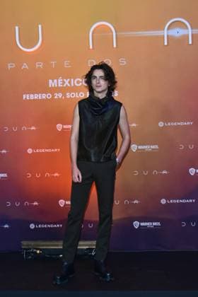 February 5, 2024, Mexico City, Ciudad de Mexico, Mexico: February 05, 2024, Mexico City, Mexico: Actor Timotho e Chalamet attends the Photocall from Dune: Part Two at Mexico City Four Season Hotel. on February 5, 2024. In Mexico City, Mexico. Mexico City Mexico - ZUMAe321 20240205_zea_e321_111 Copyright: xCarlosxTischler xEyepixxGroupx