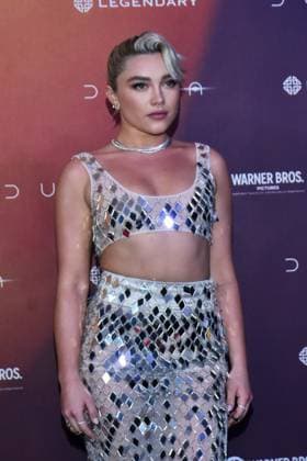 February 5, 2024, Mexico City, Ciudad de Mexico, Mexico: February 05, 2024, Mexico City, Mexico: Actress Florence Pugh attends the Photocall from Dune: Part Two at Mexico City Four Season Hotel. on February 5, 2024. In Mexico City, Mexico. Mexico City Mexico - ZUMAe321 20240205_zea_e321_125 Copyright: xCarlosxTischler xEyepixxGroupx