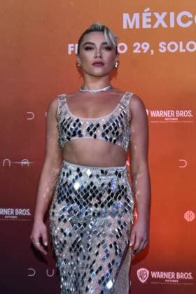 February 5, 2024, Mexico City, Ciudad de Mexico, Mexico: February 05, 2024, Mexico City, Mexico: Actress Florence Pugh attends the Photocall from Dune: Part Two at Mexico City Four Season Hotel. on February 5, 2024. In Mexico City, Mexico. Mexico City Mexico - ZUMAe321 20240205_zea_e321_142 Copyright: xCarlosxTischler xEyepixxGroupx