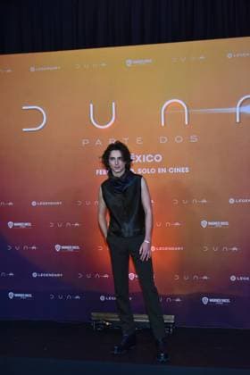 February 5, 2024, Mexico City, Ciudad de Mexico, Mexico: February 05, 2024, Mexico City, Mexico: Actor Timotho e Chalamet attends the Photocall from Dune: Part Two at Mexico City Four Season Hotel. on February 5, 2024. In Mexico City, Mexico. Mexico City Mexico - ZUMAe321 20240205_zea_e321_158 Copyright: xCarlosxTischler xEyepixxGroupx