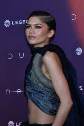 Dune: Part Two Photocall - Mexico City Actress Zendaya attends the Photocall from Dune: Part Two at Mexico City Four Season Hotel on February 5, 2024 inMexico City, Mexico. Photo by Carlos Tischler Eyepix Group ABACAPRESS.COM Mexico City Mexico  Copyright: xTischlerxCarlos Eyepix ABACAx
