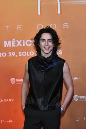 Dune: Part Two Photocall - Mexico City Actor TimothÃ e Chalamet attends the Photocall from Dune: Part Two at Mexico City Four Season Hotel on February 5, 2024 inMexico City, Mexico. Photo by Carlos Tischler Eyepix Group ABACAPRESS.COM Mexico City Mexico  Copyright: xTischlerxCarlos Eyepix ABACAx