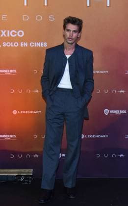 Dune: Part Two Photocall - Mexico City Actor Austin Butler attends the Photocall from Dune: Part Two at Mexico City Four Season Hotel on February 5, 2024 inMexico City, Mexico. Photo by Carlos Tischler Eyepix Group ABACAPRESS.COM Mexico City Mexico  Copyright: xTischlerxCarlos Eyepix ABACAx