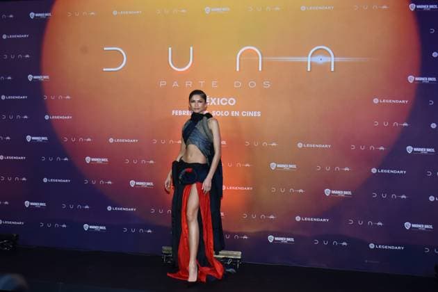 February 5, 2024, Mexico City, Ciudad de Mexico, Mexico: February 05, 2024, Mexico City, Mexico: Actress Zendaya attends the Photocall from Dune: Part Two at Mexico City Four Season Hotel. on February 5, 2024. In Mexico City, Mexico. Mexico City Mexico - ZUMAe321 20240205_zea_e321_205 Copyright: xCarlosxTischler xEyepixxGroupx