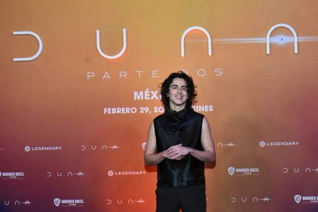 February 5, 2024, Mexico City, Ciudad de Mexico, Mexico: February 05, 2024, Mexico City, Mexico: Actor Timotho e Chalamet attends the Photocall from Dune: Part Two at Mexico City Four Season Hotel. on February 5, 2024. In Mexico City, Mexico. Mexico City Mexico - ZUMAe321 20240205_zea_e321_209 Copyright: xCarlosxTischler xEyepixxGroupx
