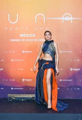 Dune: Part Two Film Photocall February 05, 2024, Mexico City, Mexico: Actress Zendaya attends the Photocall from Dune: Part Two at Mexico City Four Season Hotel. Mexico City Mexico Copyright: xCarlosxTischlerxxEyepixxGroupx
