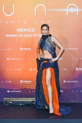 Dune: Part Two Film Photocall February 05, 2024, Mexico City, Mexico: Actress Zendaya attends the Photocall from Dune: Part Two at Mexico City Four Season Hotel. Mexico City Mexico Copyright: xCarlosxTischlerxxEyepixxGroupx