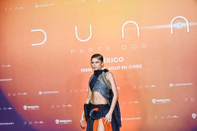 Dune: Part Two Film Photocall February 05, 2024, Mexico City, Mexico: Actress Zendaya attends the Photocall from Dune: Part Two at Mexico City Four Season Hotel. Mexico City Mexico Copyright: xCarlosxTischlerxxEyepixxGroupx